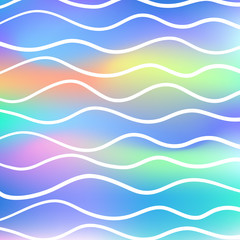 Holographic wave abstract background
