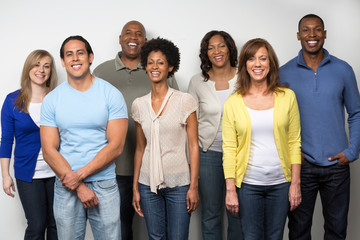 Obraz premium Diverse group of friends