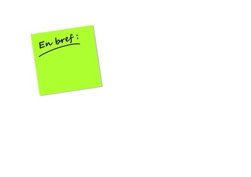 en bref