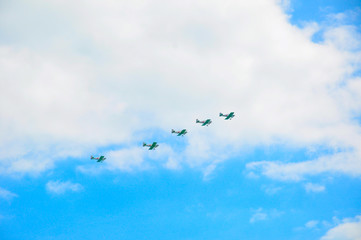 Aerobatic Propeller Plane Airshow Display