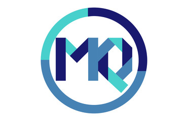 MQ Global Blue Ribbon letter Logo