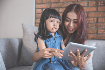 Happy family photo concept