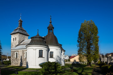 Fototapeta na wymiar Church in Skarzyce near Zawiercie, Sielsia, Poland