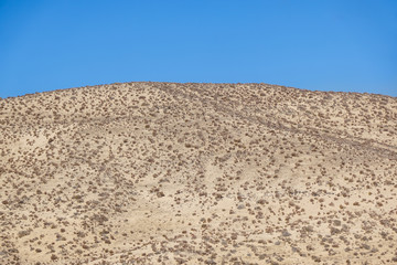 Fototapeta na wymiar Mountain volcanic landscape, Fuerteventura, Canary Islands, Spain