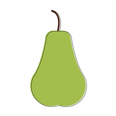 Pear sweet isolated vector illustration graphic design