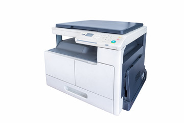 office multifunction printer isolated