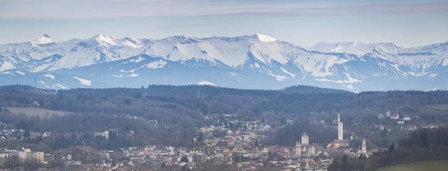 Ravensburg mit Alpenpanorama