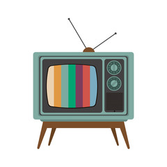 Old television symbol vector illustration graphic design