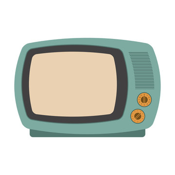 Old television symbol vector illustration graphic design