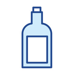 Alkoholflasche Vector Icon