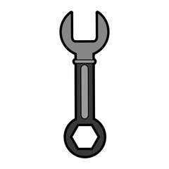 Wrench construction tool vector illustration graphic design