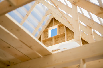 Construction of a wooden house