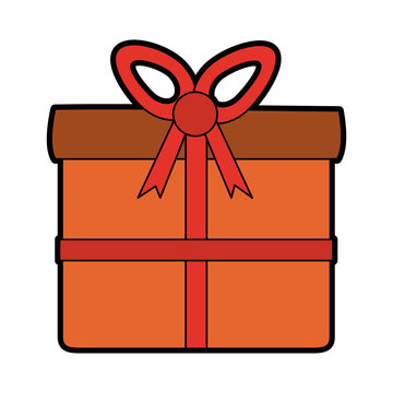 Gift box symbol vector illustration graphic design