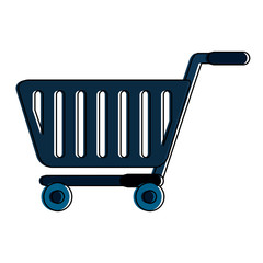 Shopping cart symbol vector illustration graphic design