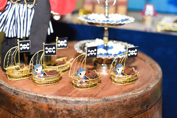 Birthday Candy - Pirate theme - Decoration Table