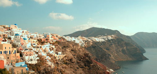 Obraz premium Santorini, famosa isola della Grecia