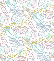 Floral pattern - hand drawn doodle background