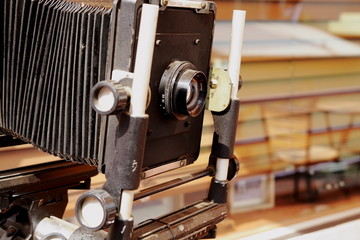 오래된 사진기의 사진입니다