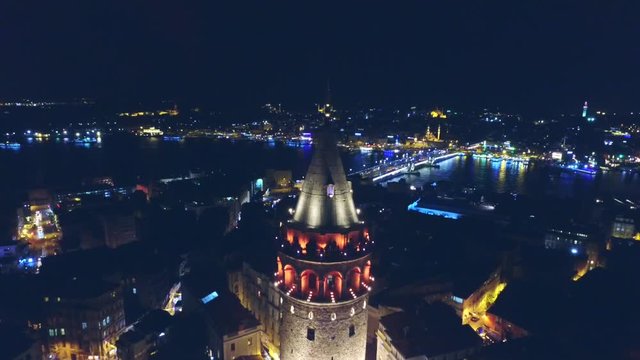 Havdan istanbul galata kulesi