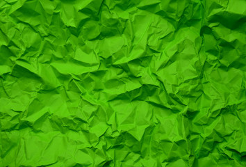 crumpled colored paper