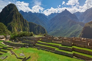 Tourist people in Machu Picchu