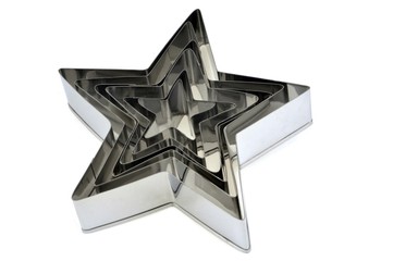 Fototapeta Emporte-pièce en inox en forme d'étoile obraz