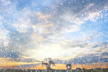 Heap of clouds in the sky