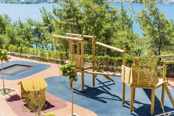 Colorful Children Outdoor Playground 