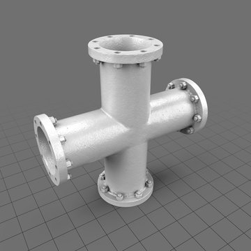 4-way industrial pipe