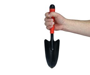 mała szufelka ogrodnicza