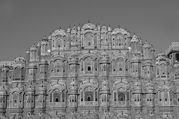 Hawa Mahal, the Palace of Winds, Jaipur, Rajasthan, India.