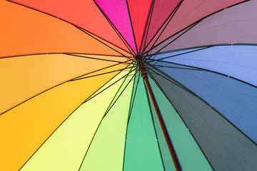 Colourful umbrella background.