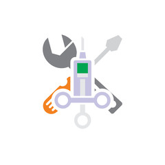 Medical Repair Logo Icon Design