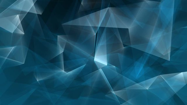Abstract Shapes Lines Glowing Background Loop