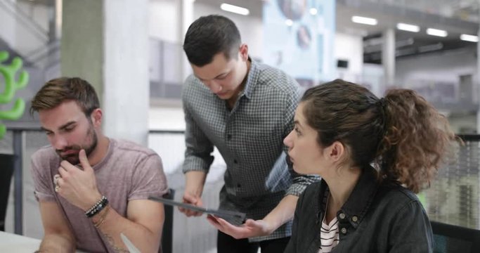 Developers working in an office