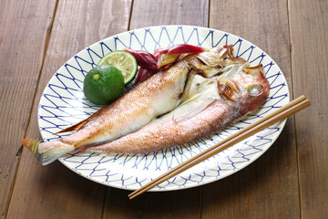 grilled japanese tilefish,amadai no wakasa yaki