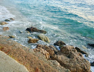 Beautiful seashore nature landscape