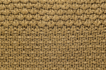 Knit Texture of Wool Knitted Fabric with Regular Pattern. Knit Sweater Texture