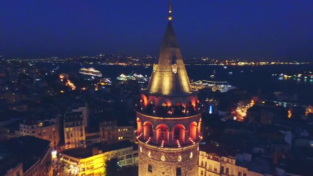 Havdan istanbul galata kulesi