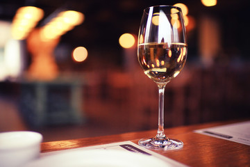 glass alcohol background blur concept