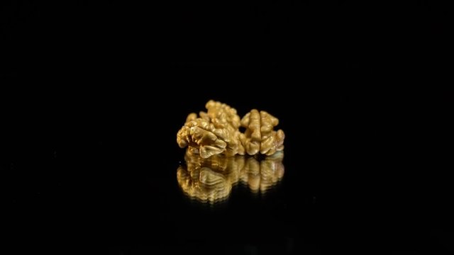 Walnuts on the presentation table