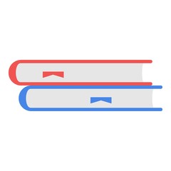 Book icon, flat style