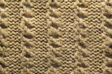 Knit Texture Close-Up. Knit Sweater Blank Background