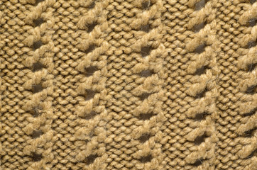 Knit Texture Close-Up. Knit Sweater Blank Background