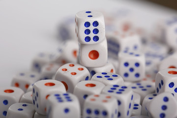 a lot of dice, the texture of the game concept