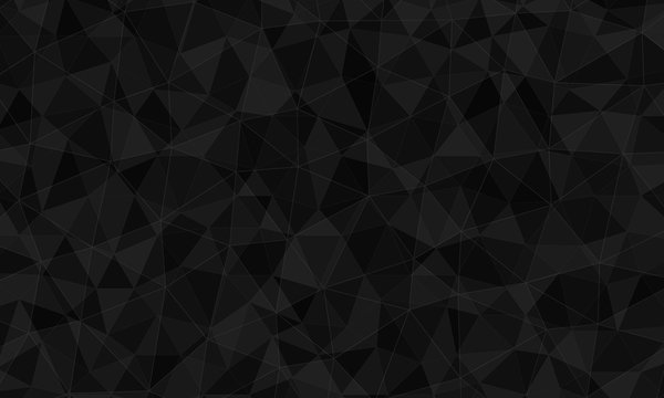 black polygon vector backgrounds and texture