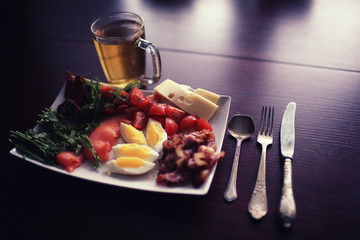 food meal serving table restaurant