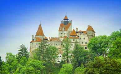 Fototapeta na wymiar Bran Castle of Dracula, Transylvania. Romania