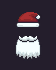 Pixel Art Santa