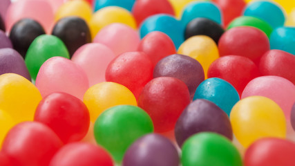 Fototapeta na wymiar closeup of round candies texture